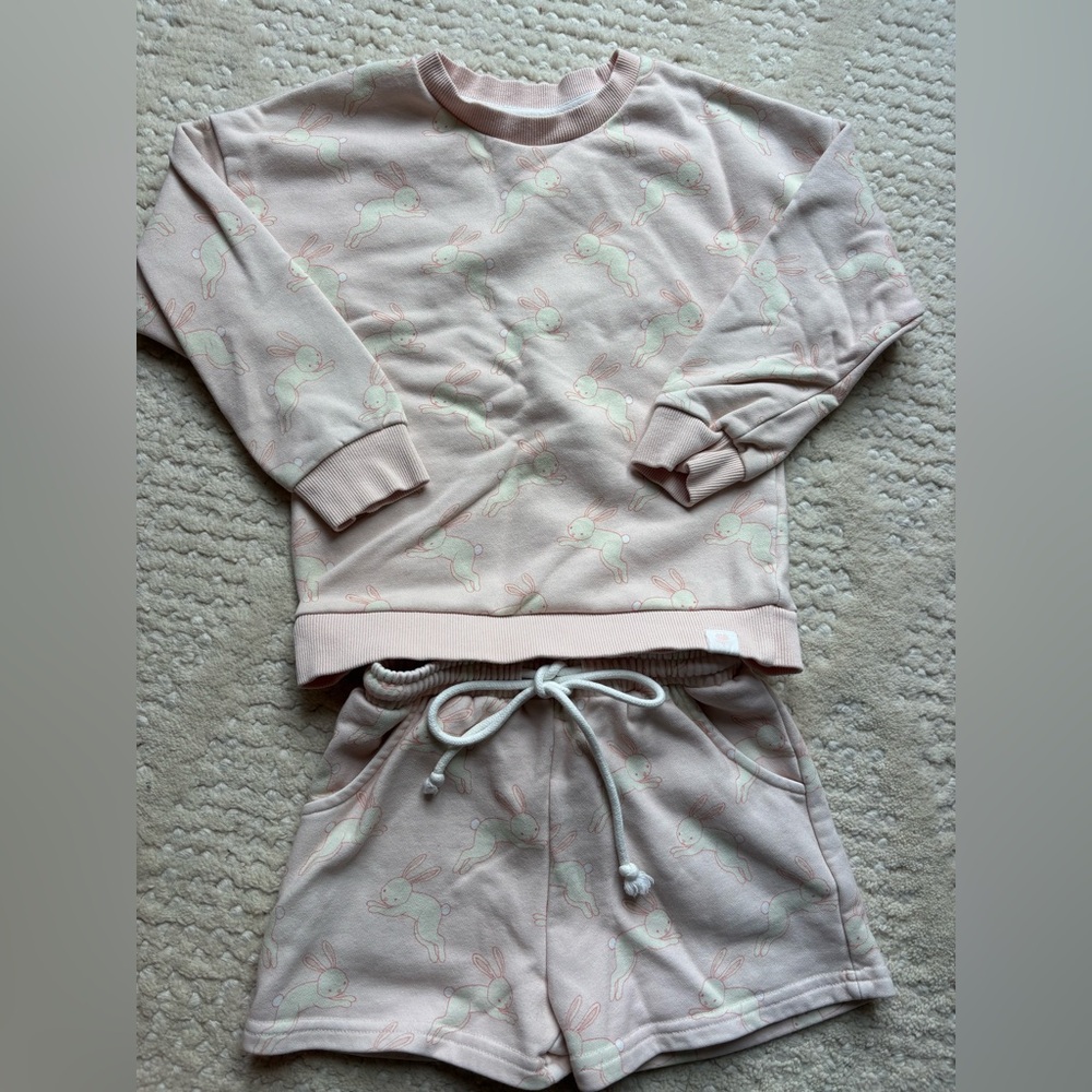 SweetHoney Bunny Print Play Set - Pink